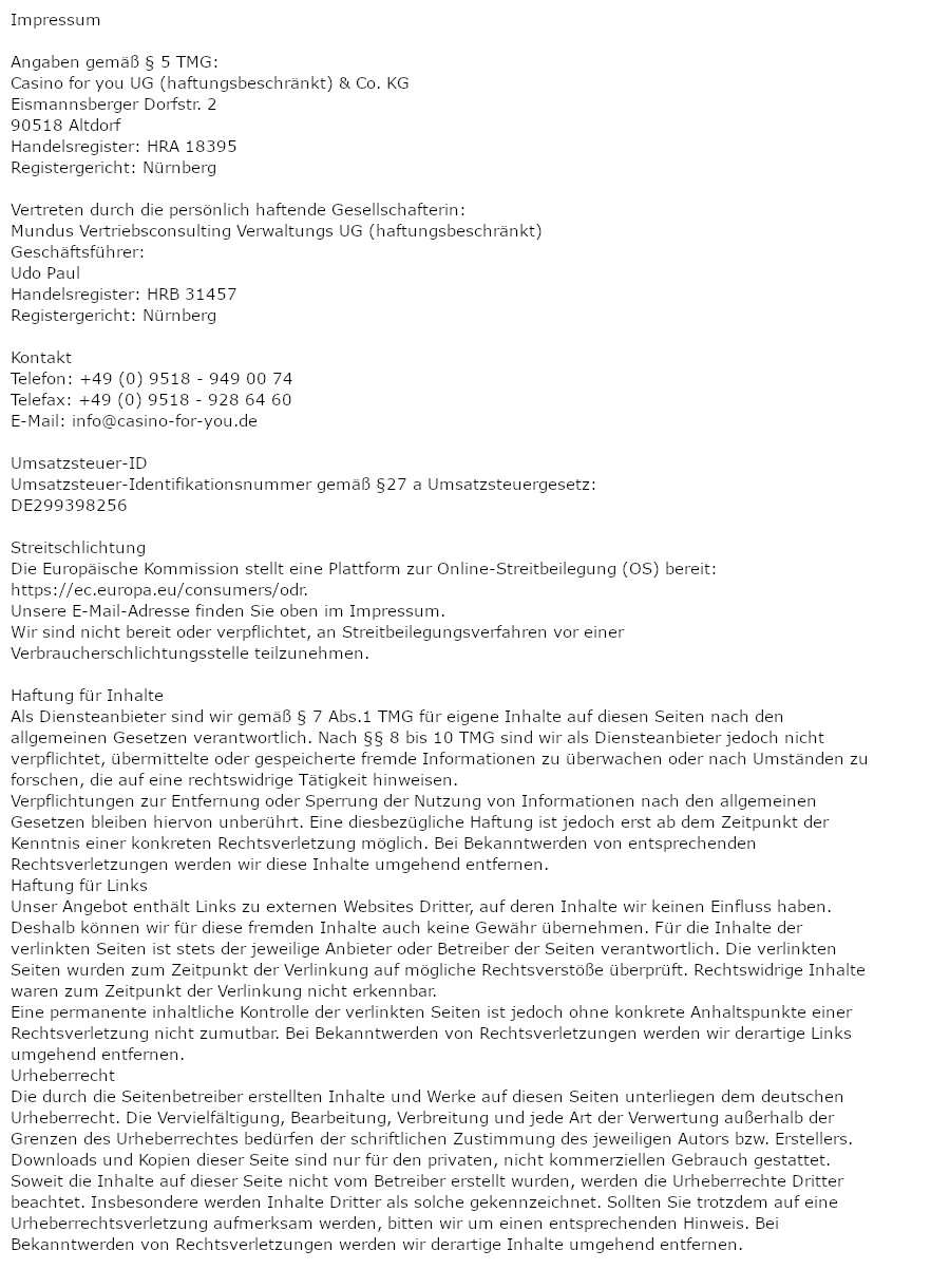 Impressum